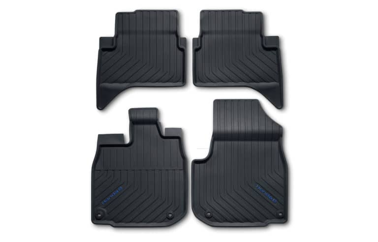 Front and Rear Rubber Floor Mats
